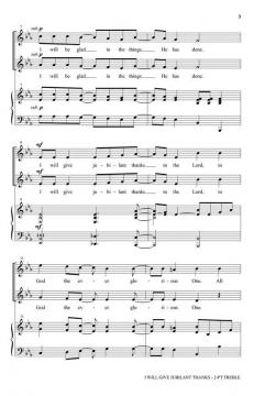 I Will Give Jubilant Thanks von J. Paul Williams 