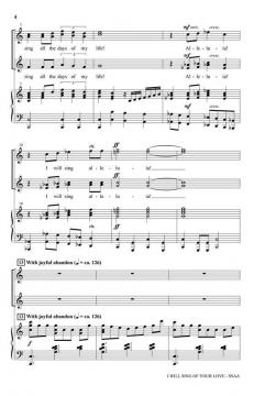 I Will Sing of Your Love von Joseph M. Martin 