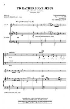 I'd Rather Have Jesus 