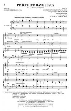 I'd Rather Have Jesus von Rhea F. Miller 