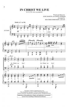 In Christ We Live von Donn Wisdom/Jane Martin 