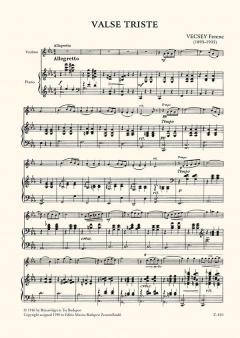 Valse triste von Leo Weiner 