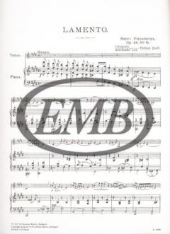 Lamento von Henri Vieuxtemps 