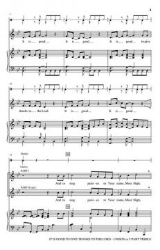 It Is Good to Give Thanks to the Lord von Lynn Shaw Bailey 