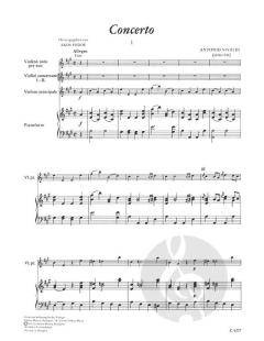 Concerto in la maggiore von Antonio Vivaldi 