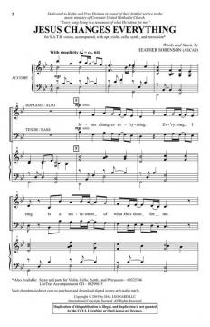 Jesus Changes Everything von Heather Sorenson 