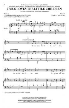 Jesus Loves the Little Children von Charles McCartha 