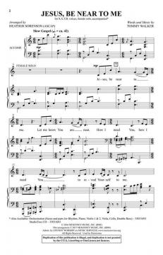 Jesus, Be Near to Me von Tommy Walker 