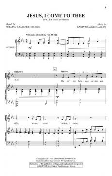 Jesus, I Come to Thee von Larry Shackley 