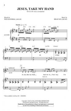 Jesus, Take My Hand von Brad Nix (Download) 