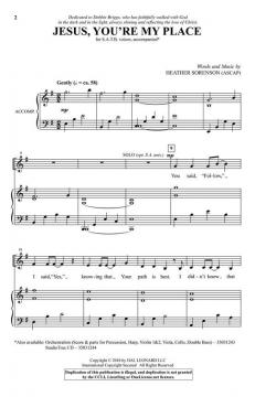 Jesus, You're My Place von Heather Sorenson 