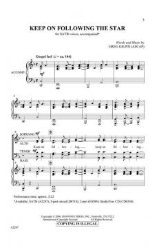 Keep On Following The Star von Greg Gilpin 