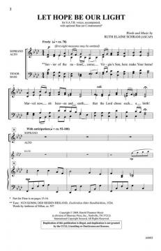 Let Hope Be Our Light von Ruth Elaine Schram 
