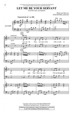 Let Me Be Your Servant von Stan Pethel 