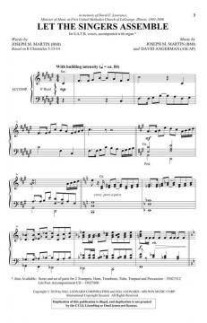 Let the Singers Assemble von David Angerman (Download) 