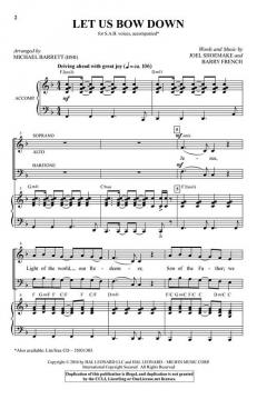 Let Us Bow Down von Barry French/Joel Shoemake 