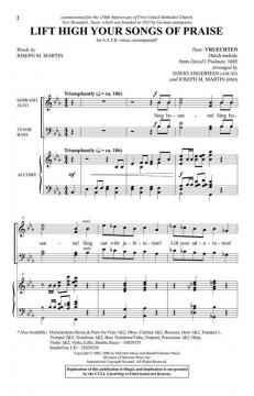 Lift High Your Songs of Praise von David Angerman 