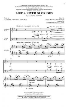 Like a River Glorious 