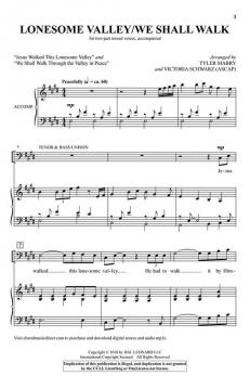 Lonesome Valley/We Shall Walk von Tyler Mabry/Victoria Schwarz 