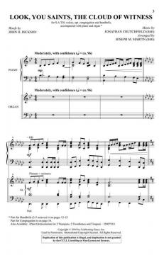 Look, You Saints, the Cloud of Witness von Jonathan Crutchfield 