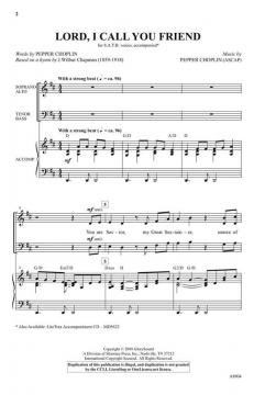 Lord, I Call You Friend von Pepper Choplin 