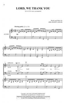 Lord, We Thank You von Joel Raney 