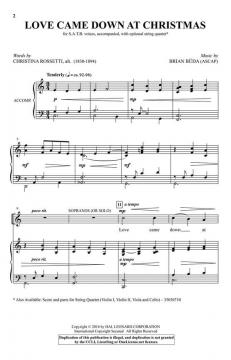 Love Came Down at Christmas von Brian Buda 