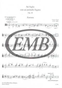 Sei fughe con un preludio fugato von Vaclav Pichl 