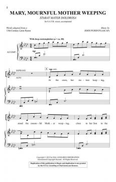 Mary, Mournful Mother Weeping von John Purifoy 