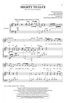 Mighty To Save (SATB) von Ben Fielding 
