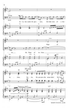 Mighty To Save (SATB) von Ben Fielding 