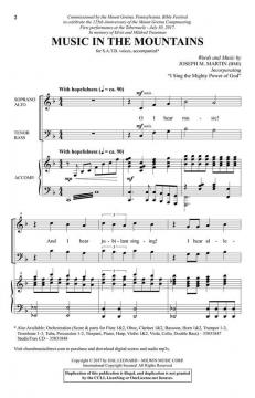 Music in the Mountains von Joseph M. Martin 