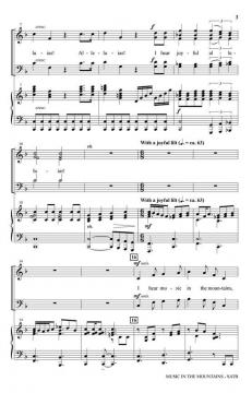 Music in the Mountains von Joseph M. Martin 