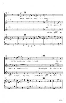 Music, Spread Thy Voice Around von Georg Friedrich Händel 