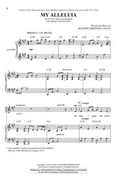 My Alleluia von Heather Sorenson 