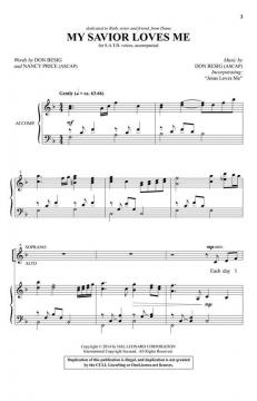 My Savior Loves Me von Don Besig 