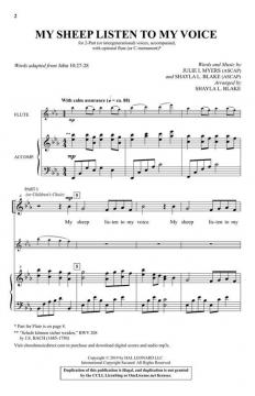 My Sheep Listen to My Voice von Julie I. Myers 