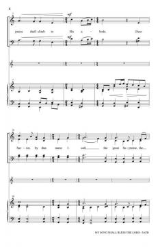 My Song Shall Bless the Lord von Dan Forrest 