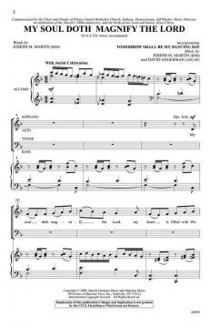 My Soul Doth Magnify the Lord von David Angerman 