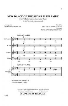 New Dance for the Sugar Plum Fairy von Peter Iljitsch Tschaikowsky 