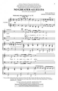 No Greater Alleluia von Joseph M. Martin 