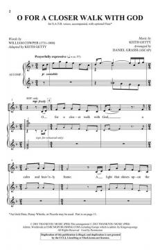 O For a Closer Walk with God von Keith Getty 