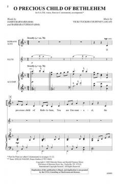 O Precious Child of Bethlehem von Vicki Tucker Courtney 