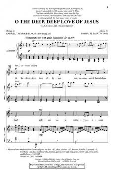 O the Deep, Deep Love of Jesus von Joseph M. Martin 