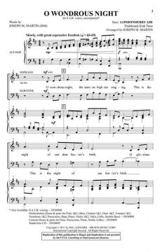 O Wondrous Night von Joseph M. Martin (Download) 