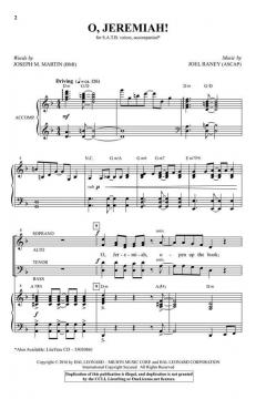 O, Jeremiah! von Joseph M. Martin (Download) 