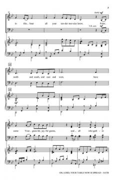 Oh, Lord, Your Table Now Is Spread von Brad Nix 