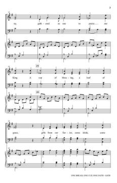 One Bread, One Cup, One Faith von Bert Stratton (Download) 