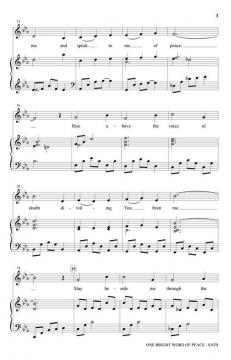 One Bright Word of Peace von John Purifoy 