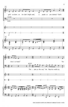 One Golden Dawn On Jordan's Bright Sand von Brad Nix 